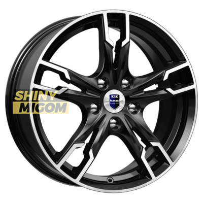 Диски K&K 7x17/5x114.3 ET50 D67.1 Солар (КС875) Алмаз черный SK