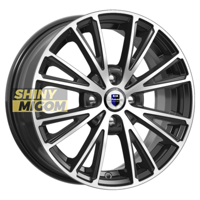 Диски K&K 6x15/4x100 ET45 D67.1 Меандр (КС888) Дарк платинум