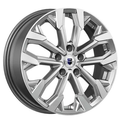Диски K&K 6.5x17/5x105 ET38 D56.6 Морейн (КС1046) Дарк платинум
