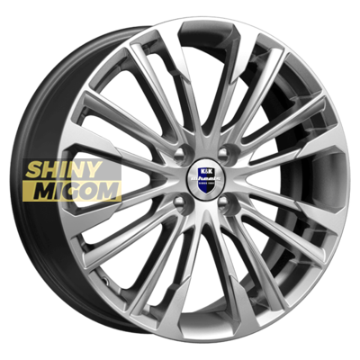 Диски K&K 6.5x17/4x100 ET35 D67.1 Сильверстоун-оригинал (КС770) Сильвер SK