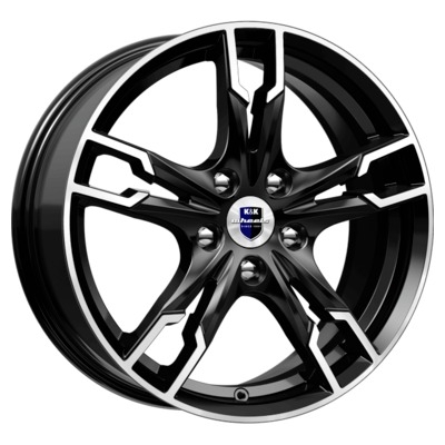 Диски K&K 7x17/5x114.3 ET48.5 D67.1 Солар-оригинал (КС875) Алмаз черный SK