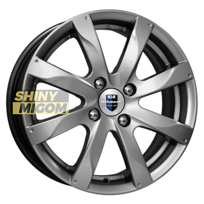 Диски K&K 6x15/4x100 ET40 D60.1 Джемини-оригинал (КС617) Алмаз черный