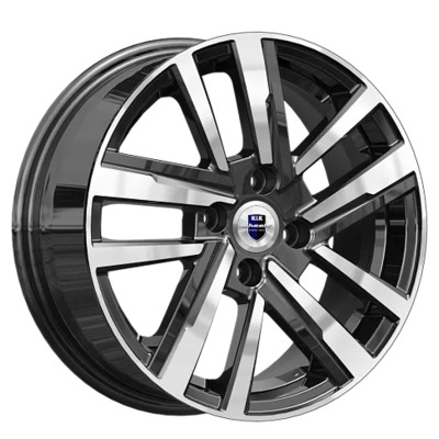 Диски K&K 6x15/4x100 ET40 D60.1 Хант (КС103) Алмаз черный