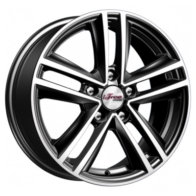 Диски iFree 6,5x16/5x114,3 ET50 D66,1 Катар Блэк Джек