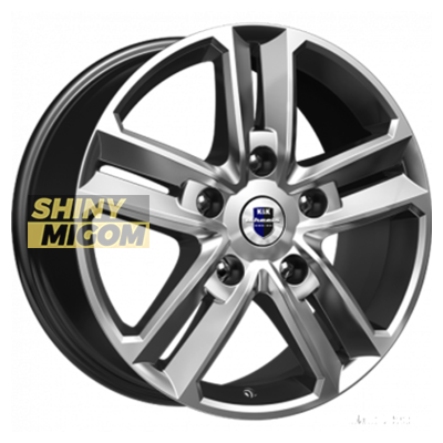 Диски K&K 8x18/5x114.3 ET50 D66.1 Backfire (КС763) Дарк платинум