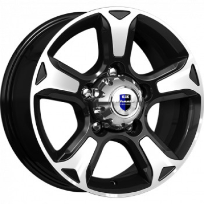Диски K&K 7x16/5x139.7 ET35 D108.5 Атлант алмаз-черный