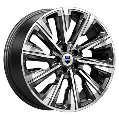 Диски K&K 7.5x19/5x114.3 ET49 D67.1 Галего (КС1039) Алмаз черный