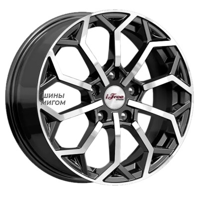 Диски iFree 6.5x16/5x110 ET37 D65.1 Спейс-Нидл Блэк Джек