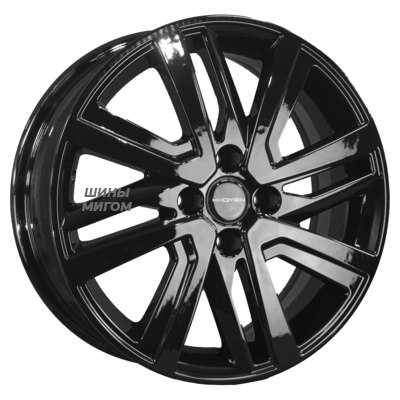 Khomen Wheels 6x16/4x100 ET47 D56.6 KHW1609 (Nexia) Black