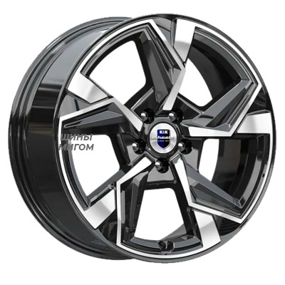 Диски K&K 7.5x18/5x112 ET40 D57.1 Кайан (КС1012) Алмаз черный