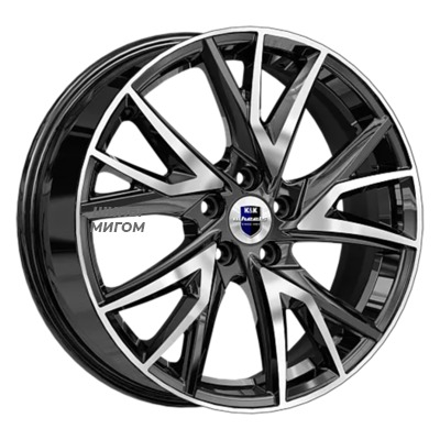 Диски K&K 6.5x18/5x114.3 ET50 D67.1 Кайлас (КС1054) Алмаз черный