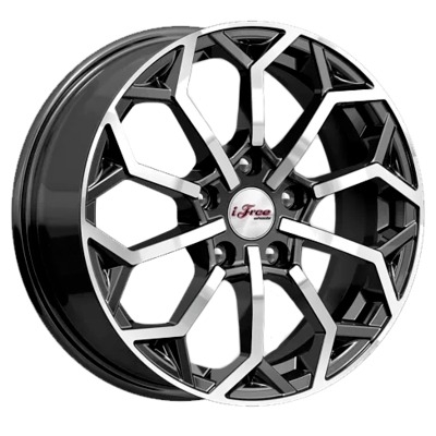 Диски iFree 6.5x16/5x114.3 ET40 D66.1 Спейс-Нидл Блэк Джек