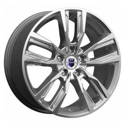 Диски K&K 8x18/5x114.3 ET40 D66.1 Борэй (КС901) Дарк платинум