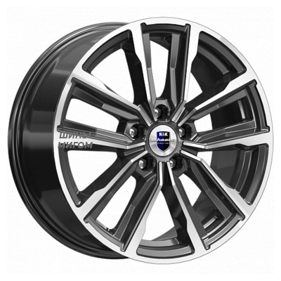 Диски K&K 7.5x17/5x114.3 ET45 D66.1 Лацио (КС964) Алмаз черный