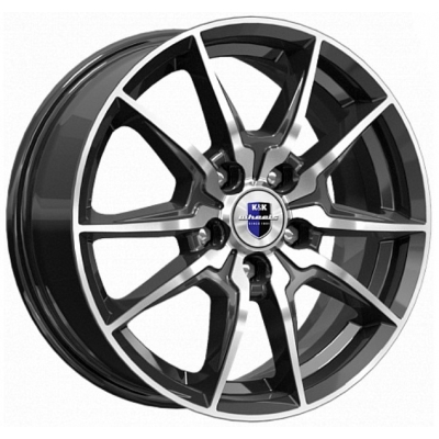 Диски K&K 6.5x16/5x114.3 ET38 D67.1 Адамар (КС886) Дарк платинум