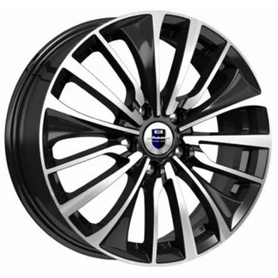 Диски K&K 6.5x17/4x100 ET43 D60.1 Flanker (КС905) Алмаз черный