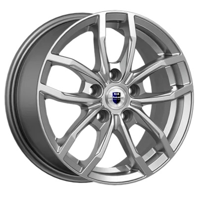 Диски K&K 6.5x15/5x112 ET50 D57.1 Фрост (КС1048) Дарк платинум