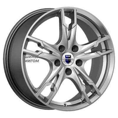 Диски K&K 7x17/5x114.3 ET48.5 D67.1 Солар-оригинал (КС875) Дарк платинум