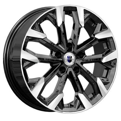 Диски K&K 6.5x17/5x100 ET45 D67.1 Морейн (КС1046) Алмаз черный