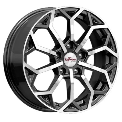 Диски iFree 6.5x16/5x108 ET37 D67.1 Спейс-Нидл Блэк Джек